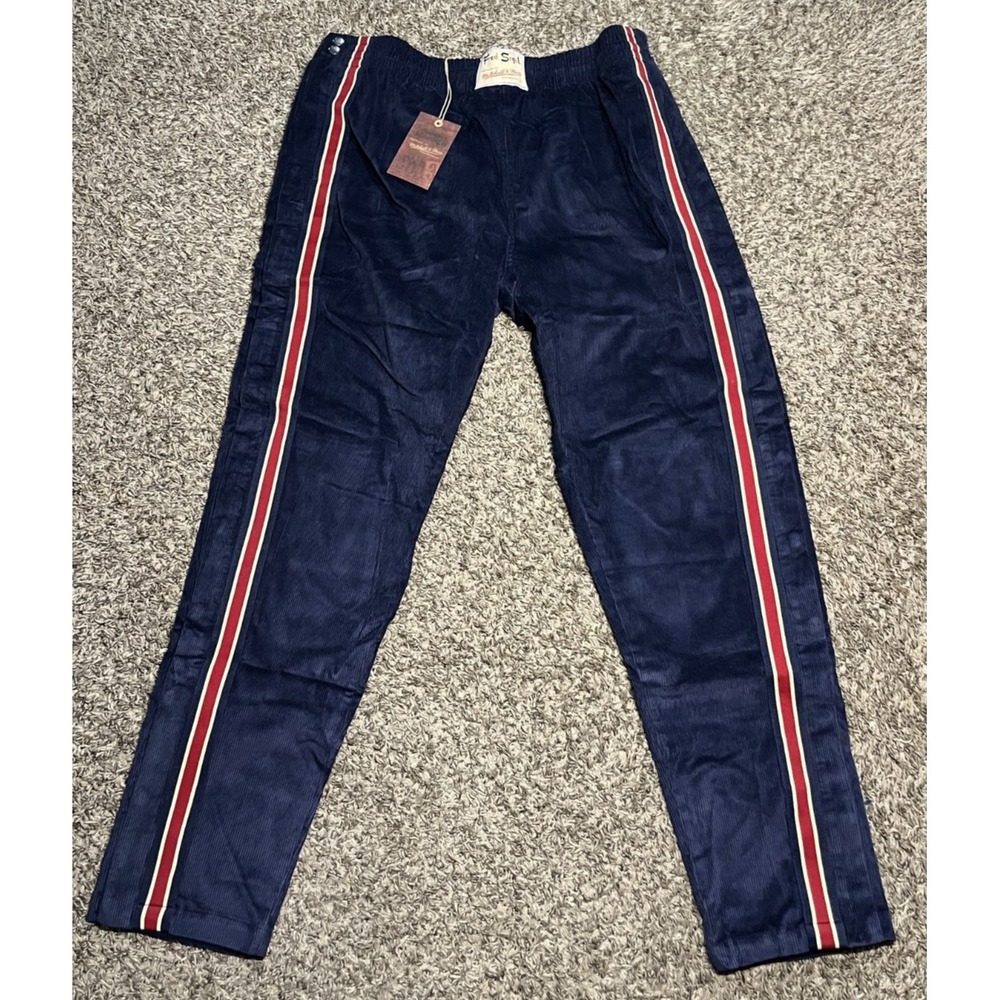 NEW Mitchell & Ness Branded Fred Segal Corduroy Tearaway Pants 218$ (XL)